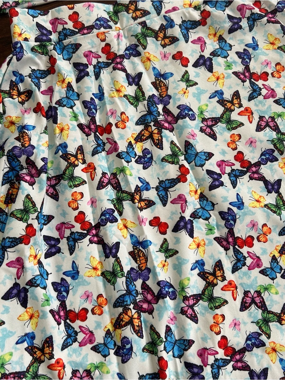 🛍️ 2/$60🛍️ Butterfly 3-Piece Skirt & Top Set Handmade 12T NEW - Picture 6 of 12